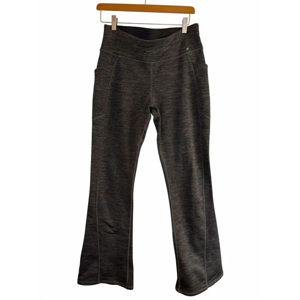 Title Nine Crash Polartec® Fleece Lined Flare Sz Medium Pants - Heathered Petite - Picture 8 of 13